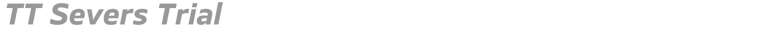 TT Severs font preview